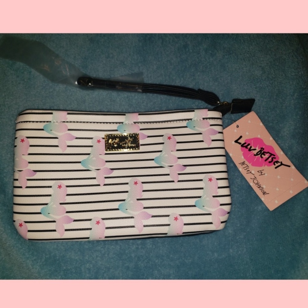 Wristlet - Mermaid print